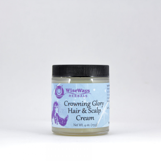 Crowning Glory Hair & Scalp Cream 4oz: WiseWays Herbals Crowning Glory Hair & Scalp Cream 4oz: WiseWays Herbals