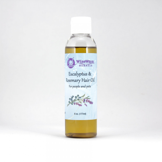 Eucalyptus & Rosemary Hair Oil 6 oz: WiseWays Herbals Eucalyptus & Rosemary Hair Oil 6 oz: WiseWays Herbals