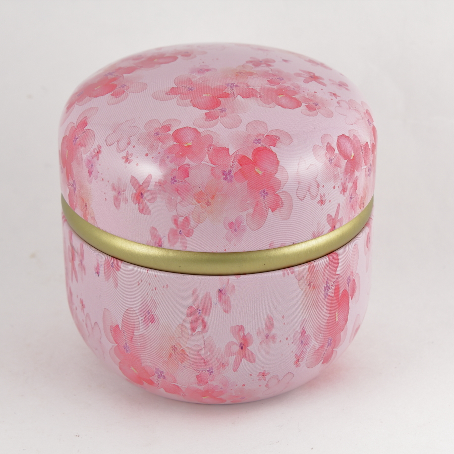 Pink Powder Puff Container