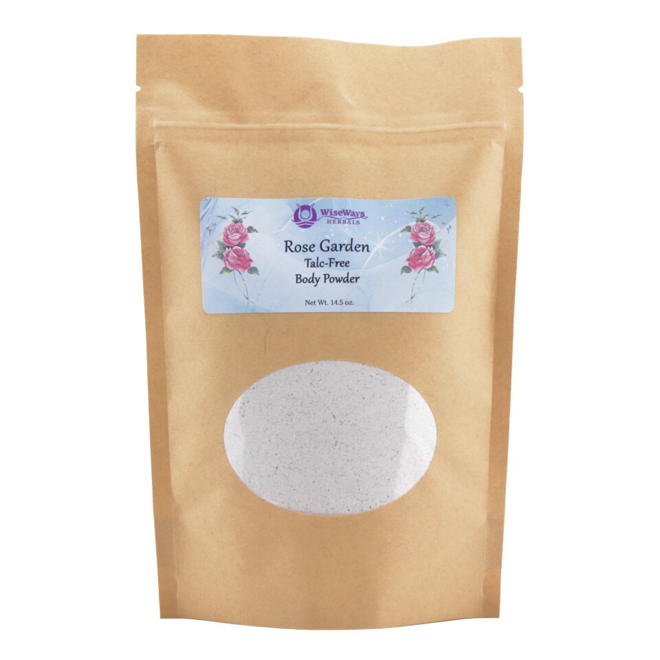 Rose Garden Body Powder 4 oz: WiseWays Herbals