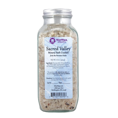 Sacred Valley Bath Crystals 16 oz